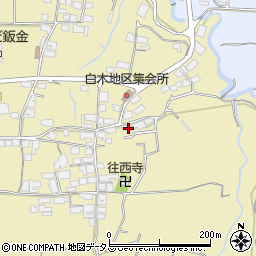 大阪府南河内郡河南町白木516周辺の地図