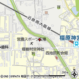 奈良県橿原市吉田町123周辺の地図