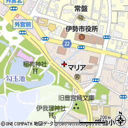 株式会社宮忠　外宮前本店周辺の地図