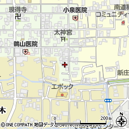 奈良県葛城市新庄35周辺の地図