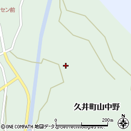 広島県三原市久井町山中野1811周辺の地図