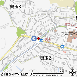 岡山県玉野市奥玉周辺の地図