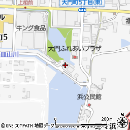 大津野ポンプ場周辺の地図