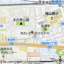 福山自動車用品商会周辺の地図