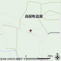 広島県東広島市高屋町造賀3779周辺の地図