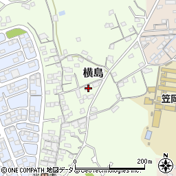 岡山県笠岡市横島729周辺の地図