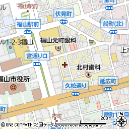 ぶち 福山駅前店 ホルモン焼肉周辺の地図