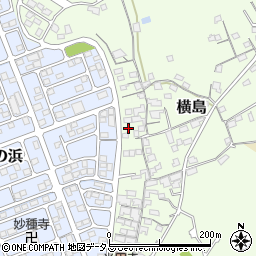 岡山県笠岡市横島693周辺の地図