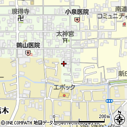 奈良県葛城市新庄34周辺の地図
