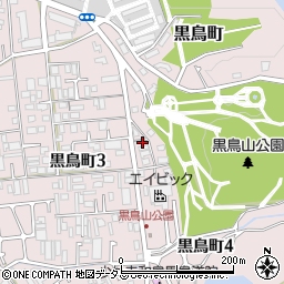 大阪府和泉市黒鳥町4丁目3周辺の地図
