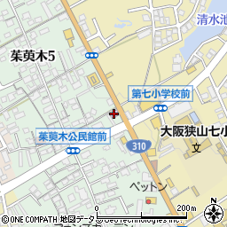 ゴルフパートナーＲ３１０大阪狭山店周辺の地図