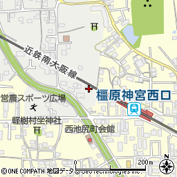 奈良県橿原市吉田町136周辺の地図