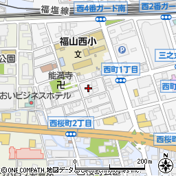 自動車事故対策機構広島主管支所（独立行政法人）適性診断福山会場周辺の地図