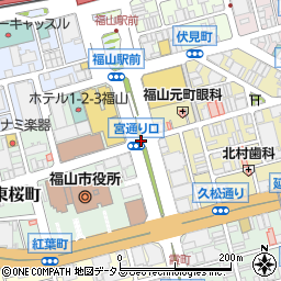 宮通り口周辺の地図