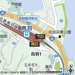 近畿日本鉄道株式会社　鳥羽駅周辺の地図