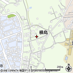 岡山県笠岡市横島706周辺の地図