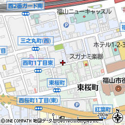 ピット福山店周辺の地図