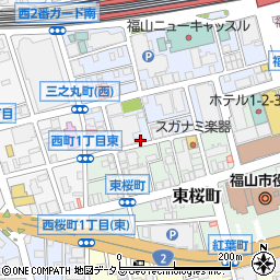 ピット福山店周辺の地図