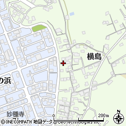 岡山県笠岡市横島690周辺の地図
