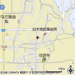 大阪府南河内郡河南町白木422-2周辺の地図