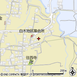 大阪府南河内郡河南町白木507周辺の地図