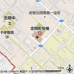 忠岡町スポーツセンター周辺の地図