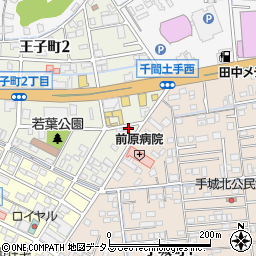 前原病院看護婦宿舎周辺の地図