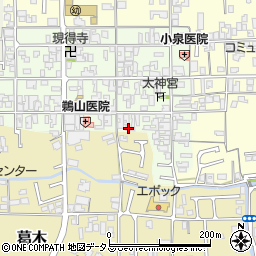 奈良県葛城市新庄25周辺の地図