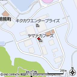 ヤマナカフーズ株式会社　サン・サポート工場周辺の地図