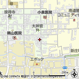 奈良県葛城市新庄31周辺の地図