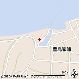 香川県小豆郡土庄町豊島家浦2888周辺の地図