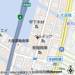 三喜株式会社　泉南営業所周辺の地図