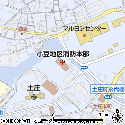 小豆島西消防署周辺の地図