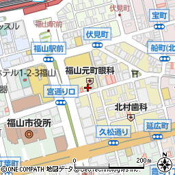 広島県福山市元町7-8周辺の地図