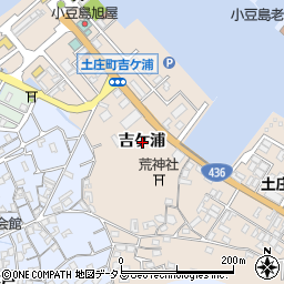 香川県土庄町（小豆郡）吉ケ浦周辺の地図