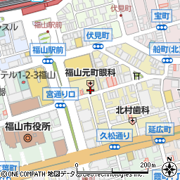 広島県福山市元町7-7周辺の地図