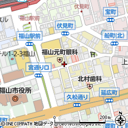 広島県福山市元町8-4周辺の地図