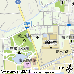 奈良県葛城市新庄427周辺の地図