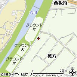 大阪府富田林市彼方727周辺の地図