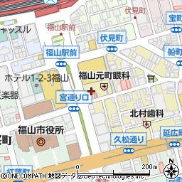 広島県福山市元町6-2周辺の地図