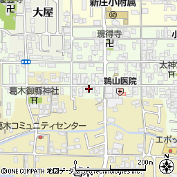 奈良県葛城市新庄8周辺の地図