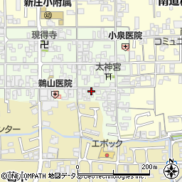 奈良県葛城市新庄26周辺の地図