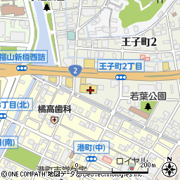 洋服の青山福山本店周辺の地図