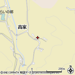 奈良県桜井市高家331周辺の地図