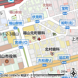広島県福山市元町13-23周辺の地図