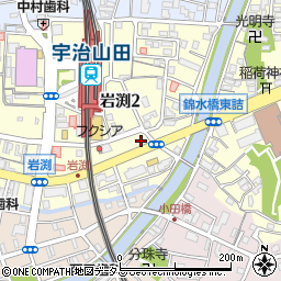 松屋氷店周辺の地図