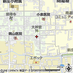 奈良県葛城市新庄28周辺の地図