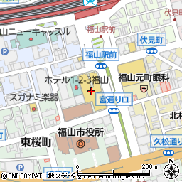 銀座ダイヤモンドシライシ　アイネス福山店周辺の地図