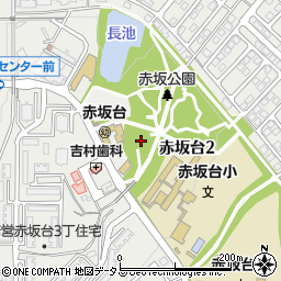 赤坂くわがた公園周辺の地図