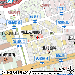 広島県福山市元町13-22周辺の地図